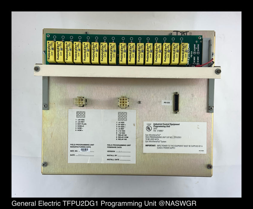 General Electric TFPU2DG1 Field Programming Unit