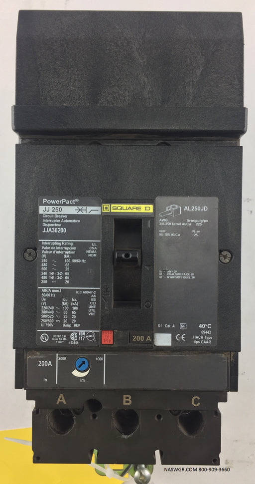 JJA36200 ~ Square D JJA36200 Circuit Breaker