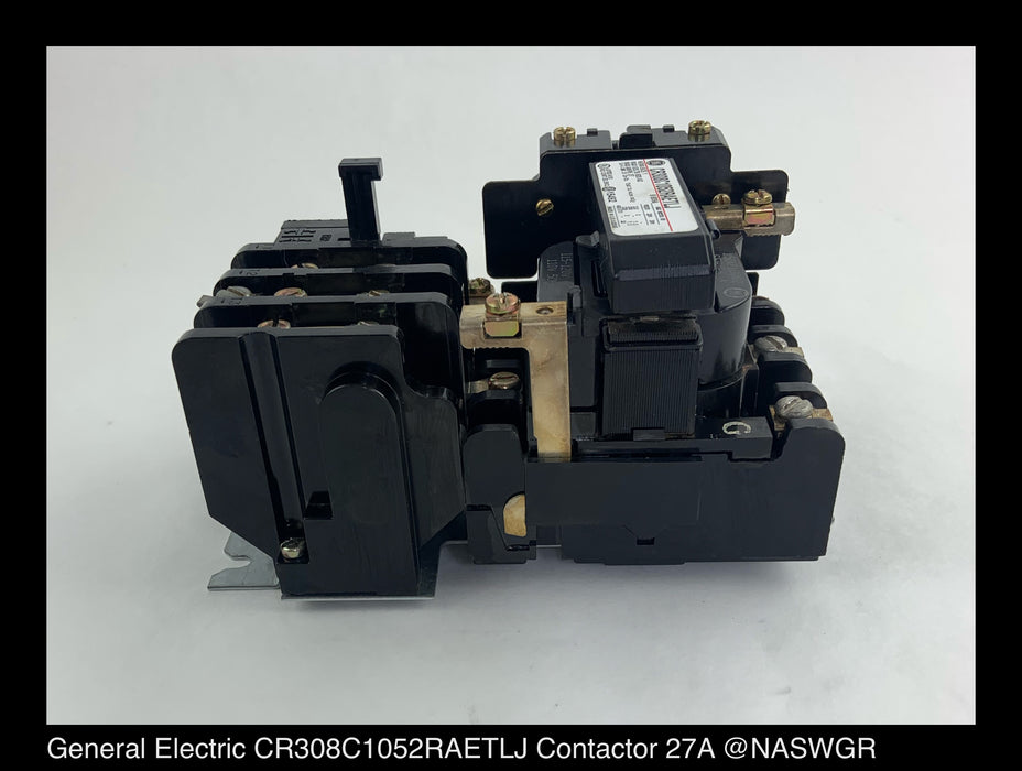 General Electric CR308C1052RAETLJ Non-Reversing Starter - 27 A, 120v Coil