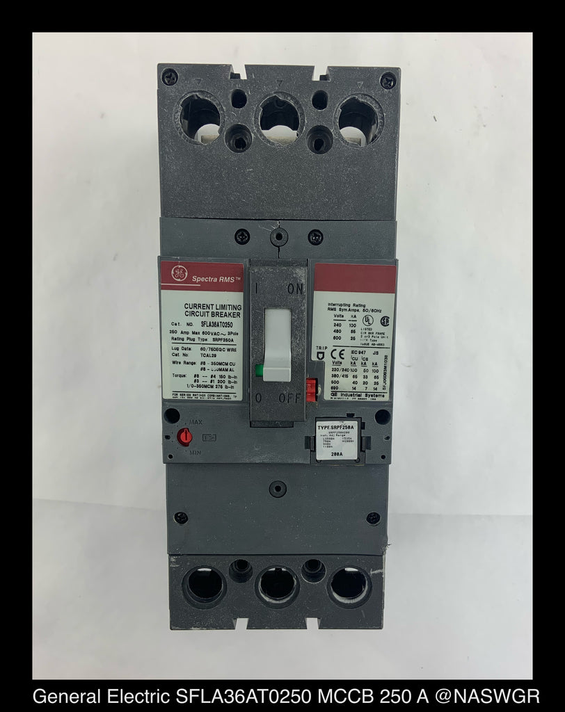GE Spectra RMS SFLA36AT0250 Circuit Breaker - 200 Amp