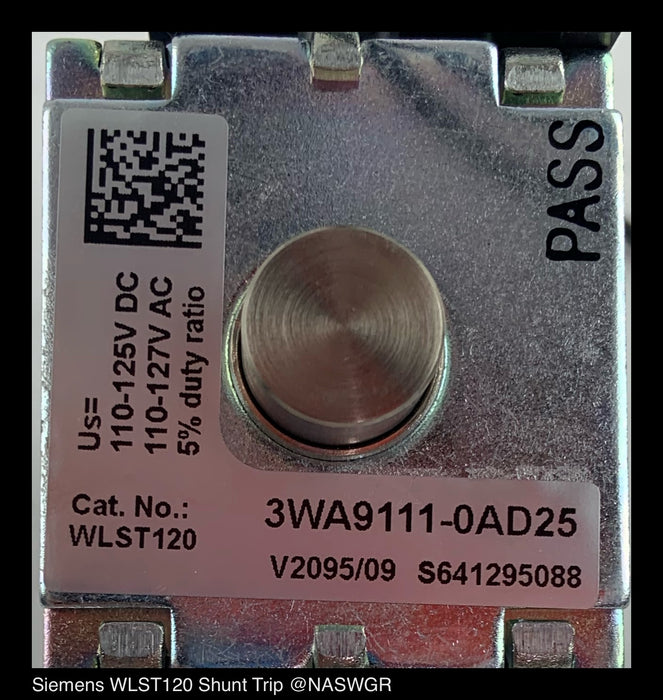 Siemens WLST120 Shunt Trip