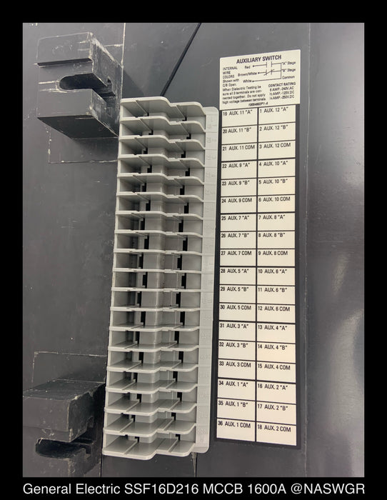 General Electric PowerBreak II SSF16D216 Breaker (M/O,B/I) - 1600 Amp