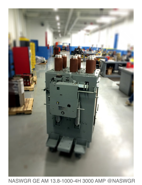 GE Magneblast AM13.8-1000-4H Circuit Breaker (E/O,D/O) - 3000 Amp
