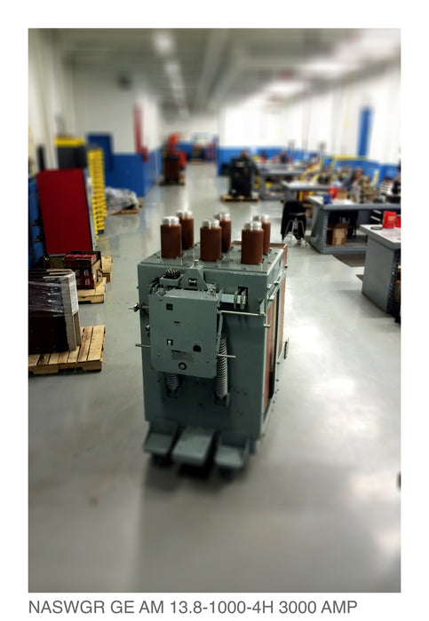 GE Magneblast AM13.8-1000-4H Circuit Breaker (E/O,D/O) - 3000 Amp
