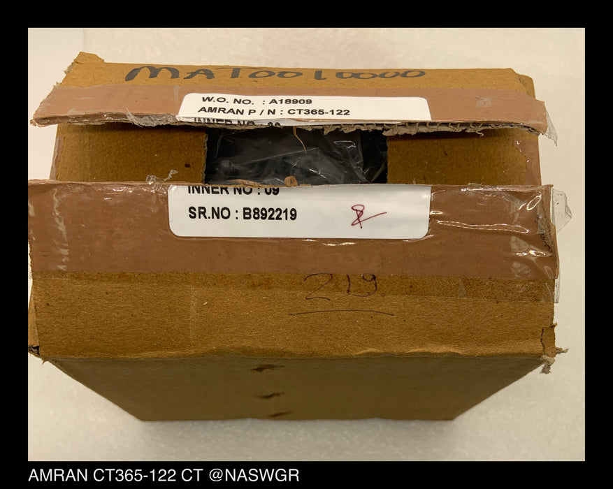 Amran CT365-122 Current Transformer - 1200:5 Amp - Unused