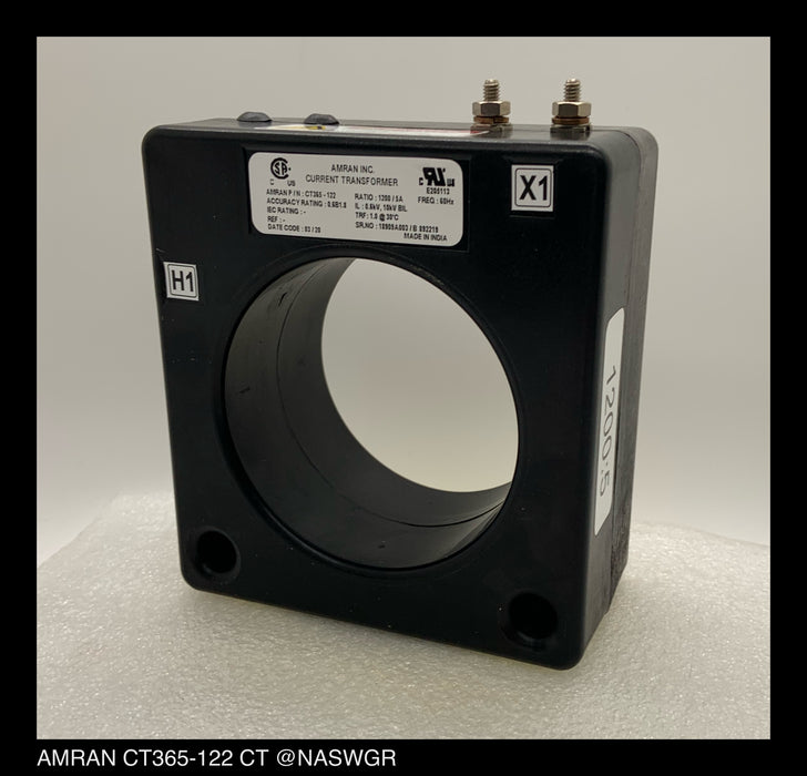 Amran CT365-122 Current Transformer - 1200:5 Amp - Unused