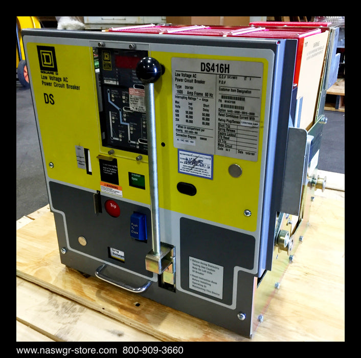 Square D DS-416H Circuit Breaker (M/E/O,D/O) - 1600 Amp