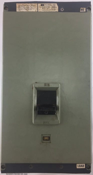 FPE HM632000 Molded Case Circuit Breaker - 600 Amp