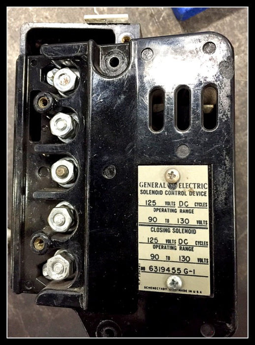 GE 6319455G-1 Solenoid Control Device / X-Relay / Control Relay