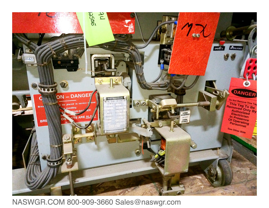 Westinghouse 50DH250E Circuit Breaker 2000 amp, Style 23Y8144B1