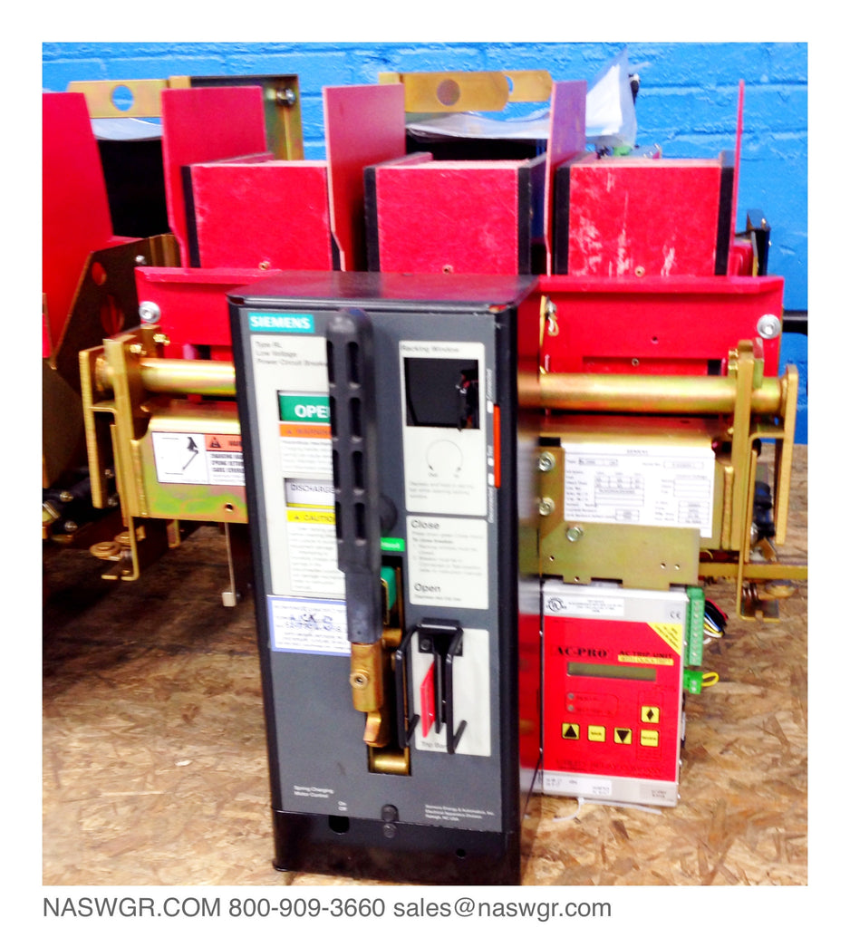Siemens RL-2000 Circuit Breaker (M/O,D/O) - 2000 Amp - Class A Reconditioned with AC-Pro