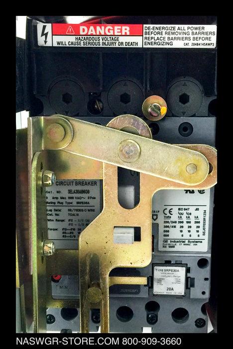 GE 8000 Series Size 1 Breaker Style Combination MCC Bucket 12" ~ CR306C0**ACDT