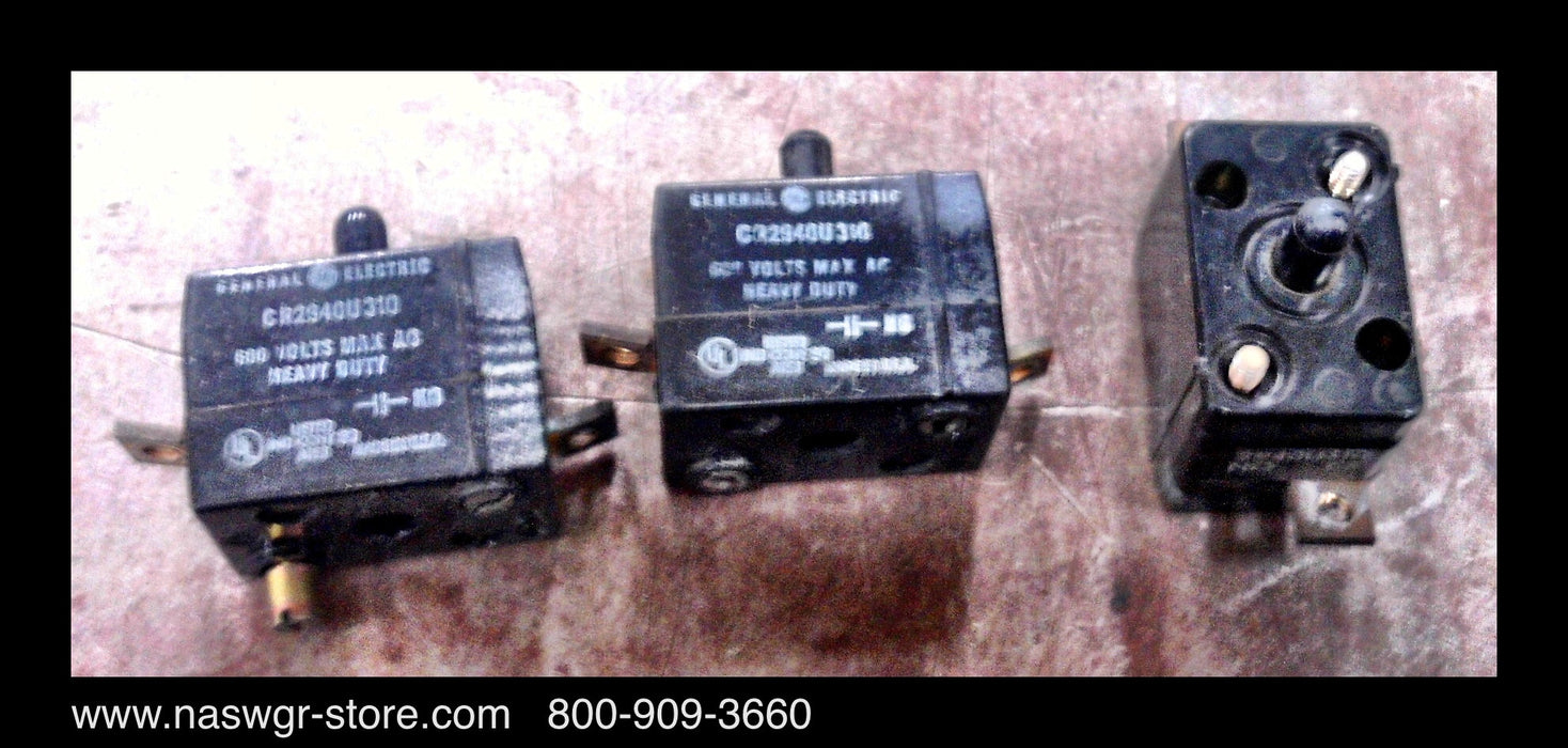 0456A0866P006 / CR2940U301 ~ GE 0456A0866P006 / CR2940U301 Normally Closed Microswitch for Magneblast Breaker with ML-13 Mechanism