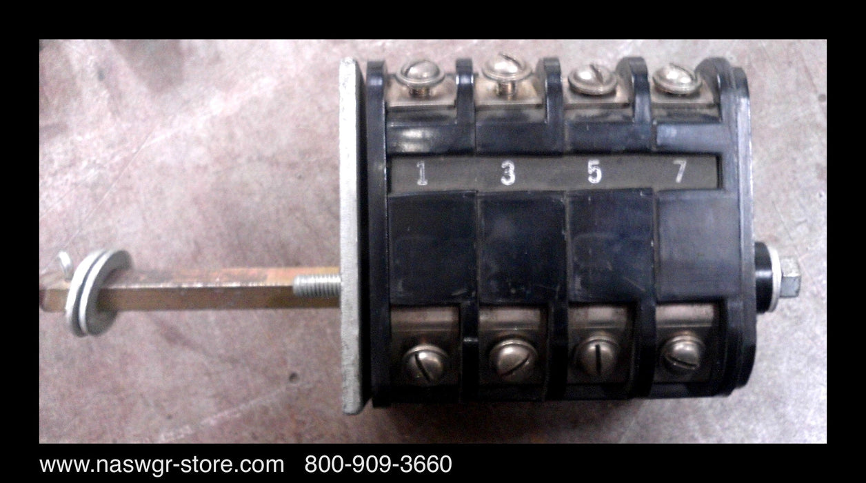 0137A9192G003 / 10AX006G4 ~ GE 0137A9192G003 / 10AX006G4 SBM Auxiliary Switch for Magneblast Breaker