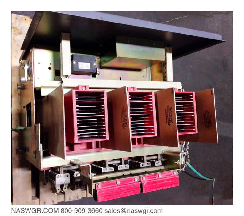 Westinghouse DS-840 Circuit Breaker, 4000A Manually Operated Drawout, Amptector II-A Model TR LSI, Shunt Trip