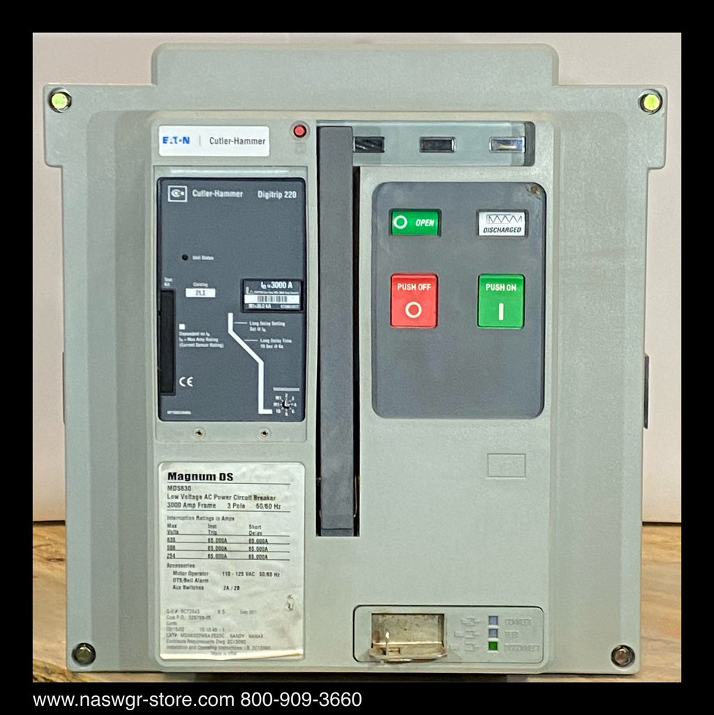 Eaton Magnum DS MDS630 Circuit Breaker (M/O,D/O) - 3000 Amp