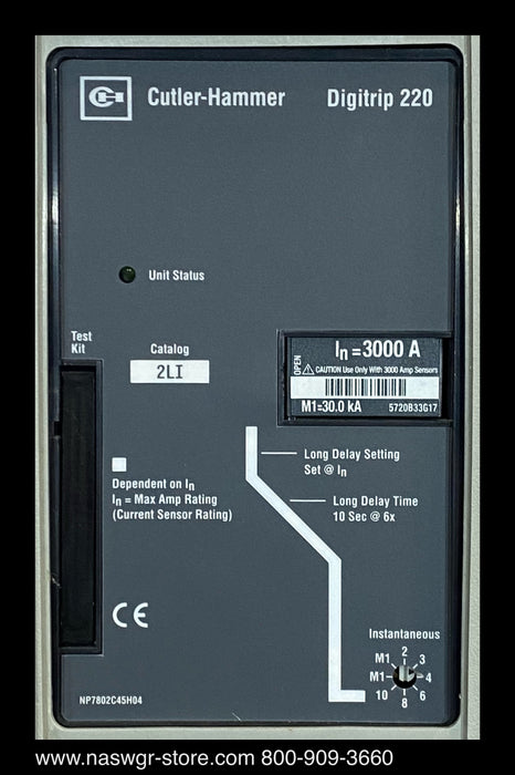 Eaton Magnum DS MDS630 Circuit Breaker (M/O,D/O) - 3000 Amp