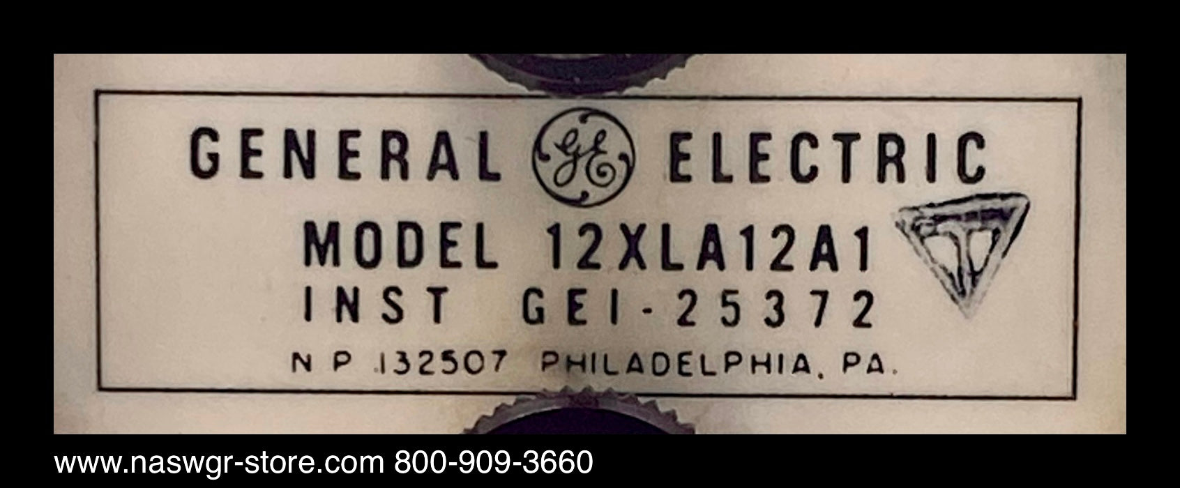 12XLA12A1 - GE Test Plug
