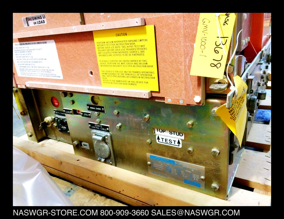 GE PowerVac GMV-1000-1 Ground and Test Device - 1200/2000/3000 Amp