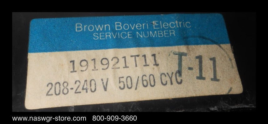 191921T11 ~ ABB 191921T11 HK Control Relay
