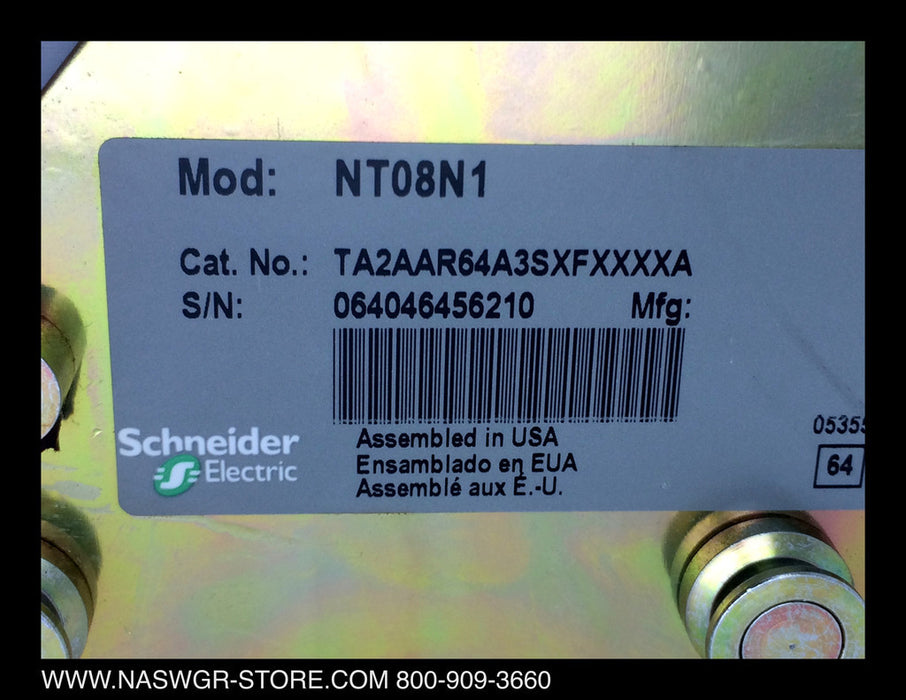 Square D LASB2-D2 Circuit Breaker Retrofill (M/O,D/O) - 800 Amp