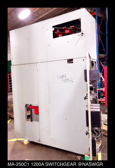 MA-250C1 Switchgear ~ Allis Chalmers MA-250C1 1200 Amp Switchgear