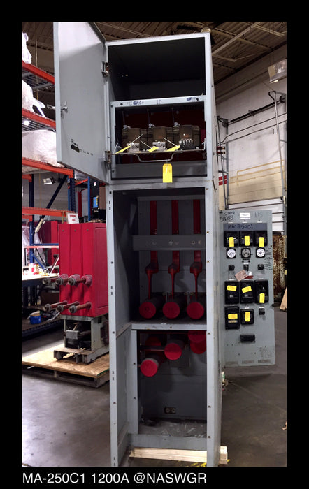 MA-250C1 Switchgear ~ Allis Chalmers MA-250C1 1200 Amp Switchgear
