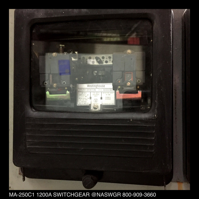 MA-250C1 Switchgear ~ Allis Chalmers MA-250C1 1200 Amp Switchgear