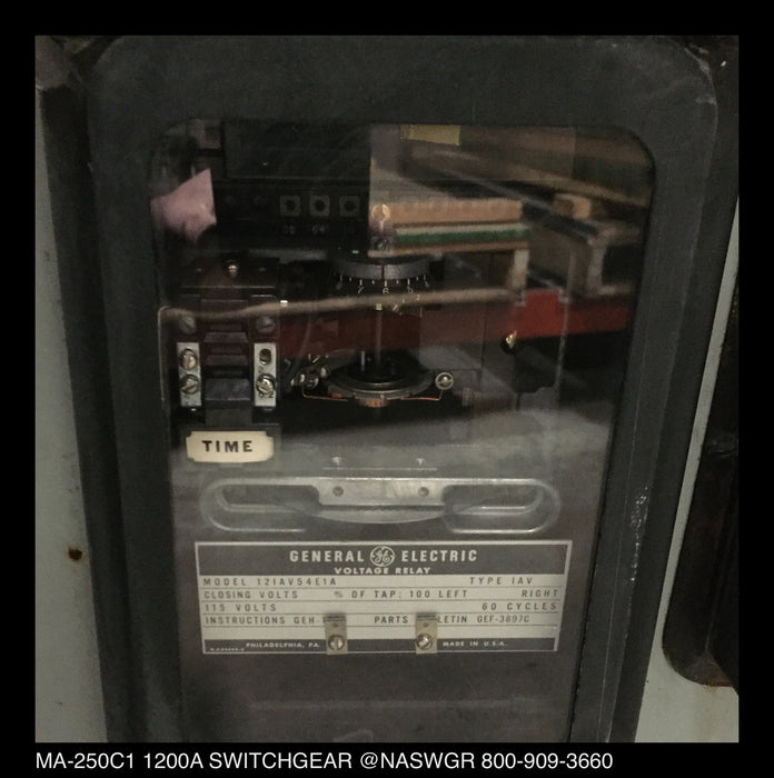 MA-250C1 Switchgear ~ Allis Chalmers MA-250C1 1200 Amp Switchgear