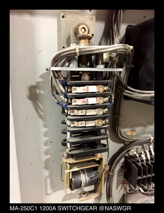 MA-250C1 Switchgear ~ Allis Chalmers MA-250C1 1200 Amp Switchgear