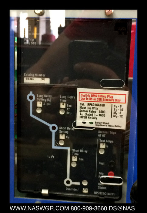 Cutler-Hammer DSL-416 Circuit Breaker (E/O,D/O) - 1600 Amp