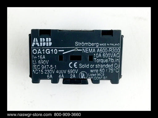 OA1G10 ~ ABB OA1G10 Auxiliary Contact