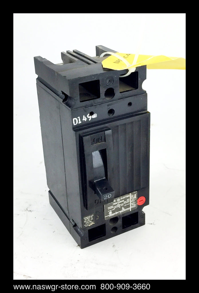 General Electric TEB122020 Molded Case Circuit Breaker - 20 Amp