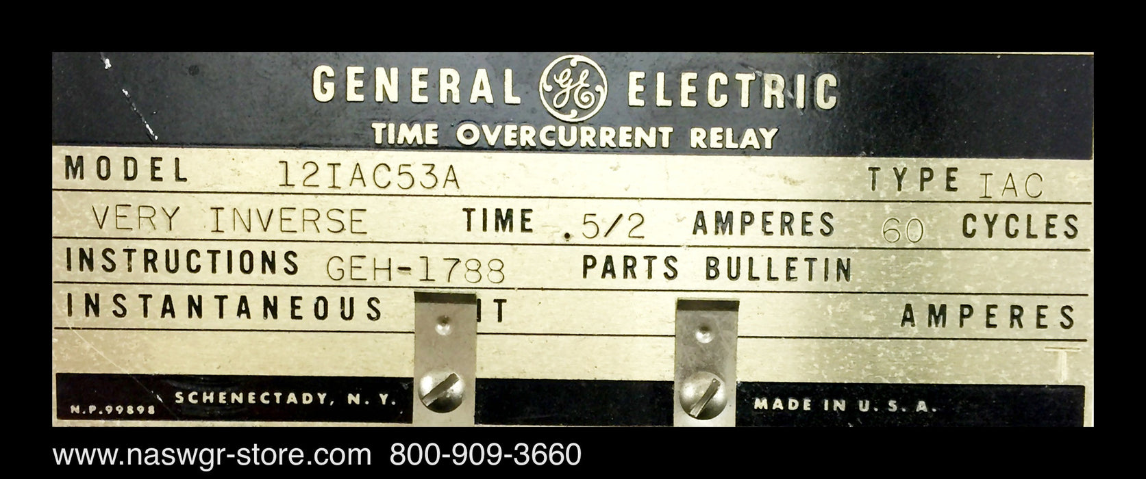 12IAC53A ~ GE 12IAC53A Relay