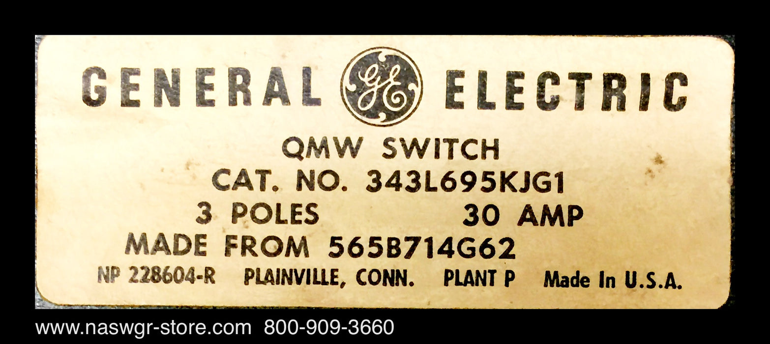 343L695KJG1 ~ GE 343L695KJG1 Switch