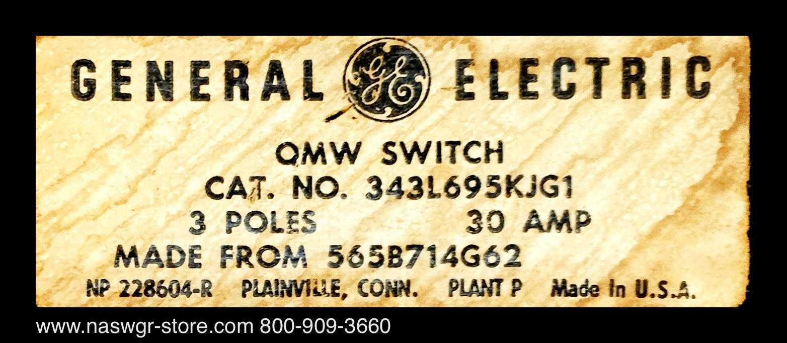 343L695KJG1 ~ GE 343L695KJG1 Switch