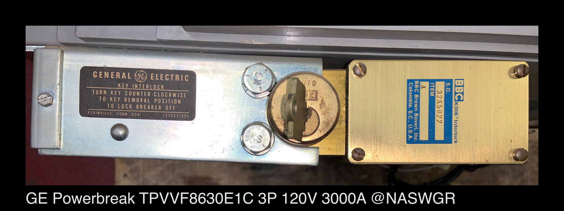 GE TPVVF8630E1C Power Break ~ 3000 Amp
