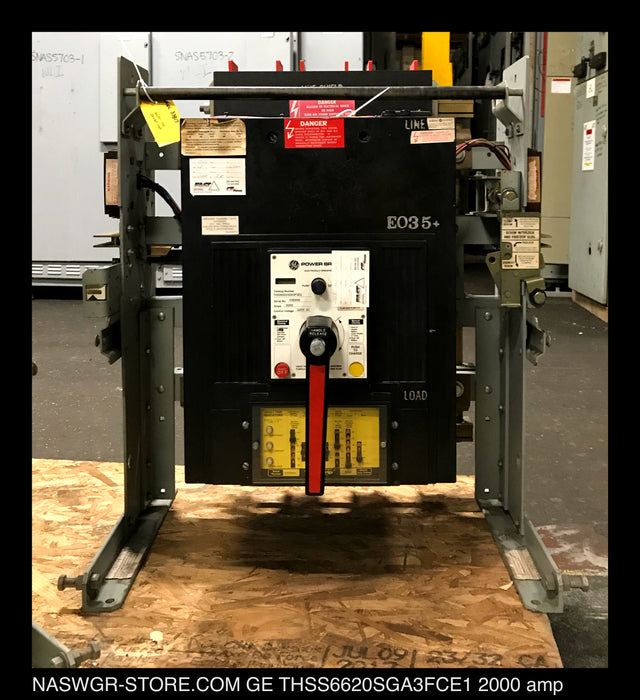 GE PowerBreak THSS6620SGA3FCE1 Circuit Breaker (E/O,D/O Houston Style) - 2000 Amp