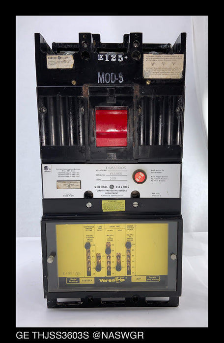 GE THJSS3603S Molded Case Circuit Breaker - 300 Amp