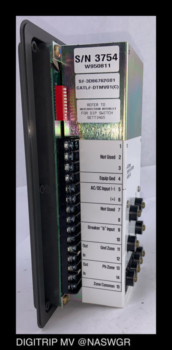Westinghouse DTMV01(C) Digitrip MV 3D86762G01