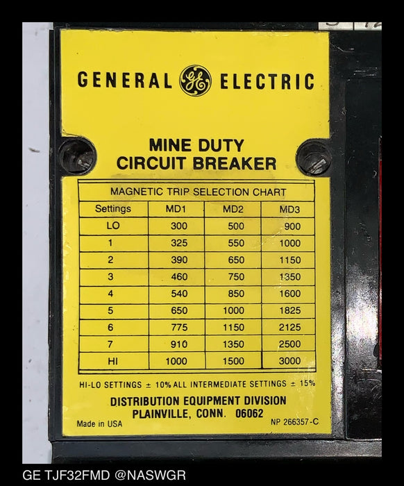 TJF32FMD Mine Duty Circuit Breaker