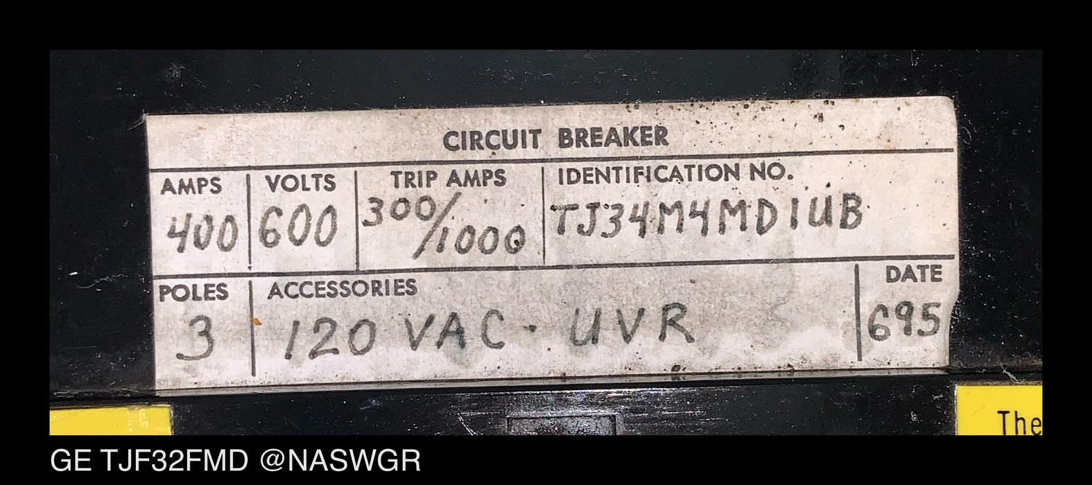 TJF32FMD Mine Duty Circuit Breaker