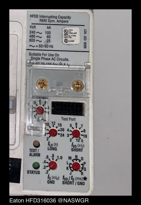 Eaton HFDE316036 Molded Case Circuit Breaker ~ 160 Amp - Unused Surplus