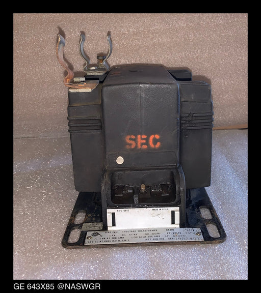 GE 643X85 Voltage Transformer