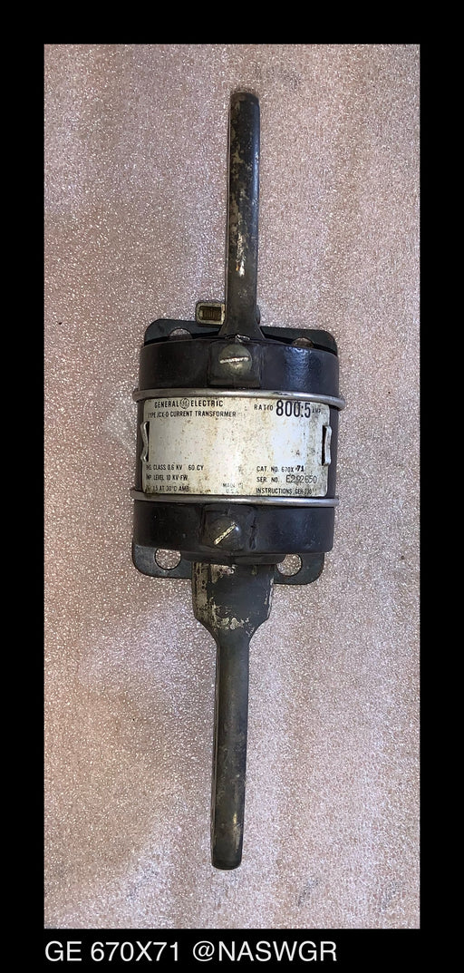 GE 670X71 Current Transformer