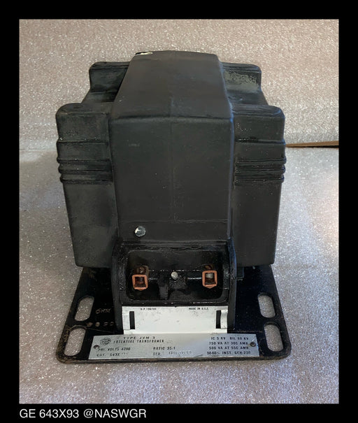 GE 643X93 Potential Transformer