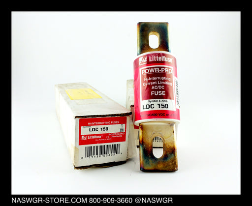 Unused Littelfuse LDC150 Hi-Interrupting Current Limiting Fuse