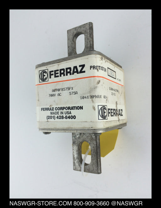 Lot of 3 - Ferraz A070FB575FX Fuse - Tested