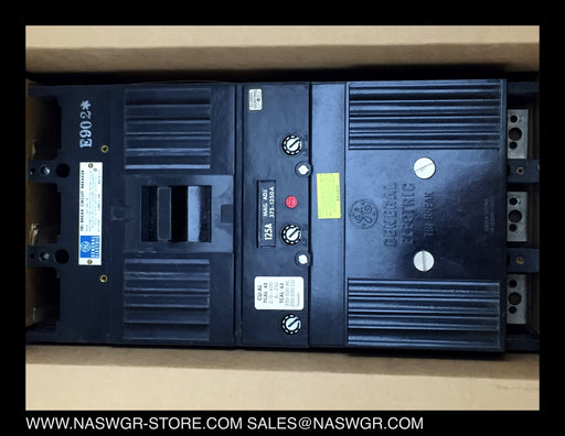GE Tri-Break TB43125-AF14 Molded Case Circuit Breaker - 125 Amp - Unused