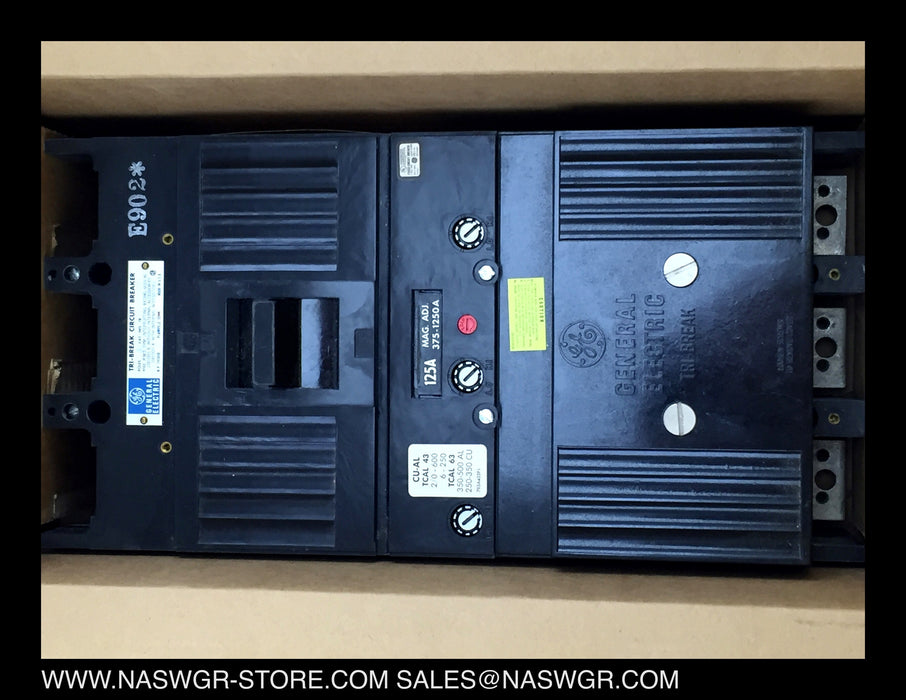 GE Tri-Break TB43125-AF14 Molded Case Circuit Breaker - 125 Amp - Unused